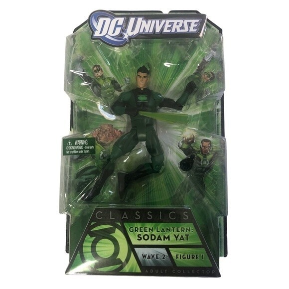 Dc Universe Green Lantern Classics Stel Series Sodam Yat Action Figure Sealed - Picture 4 of 9
